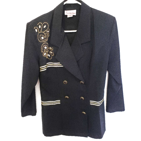 Ari Designs Jackets & Blazers - Womens flight Blazer Embellished Ari Designs